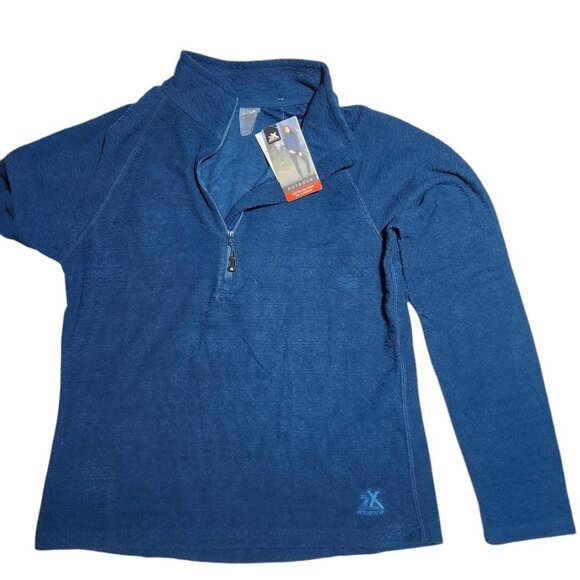 NEW ZeroXposur Women's Fleece 1/4 Zip Pullover sweater Textured Fleece Jacket sw - Picture 2 of 7